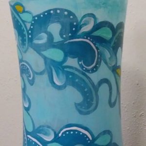 Turquoise Frost Vase