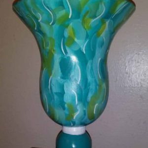 Turquoise tones Vase