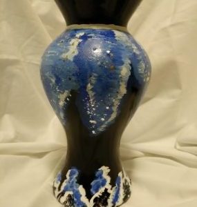 Black and Blue Vase