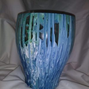 Shades of Blue Vase